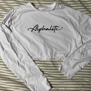 Alphalete crop tee